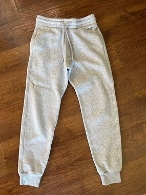 Hollister Gray Jogger Sweatpants Women’s XS Drawstring Lounge Athleisure Pants